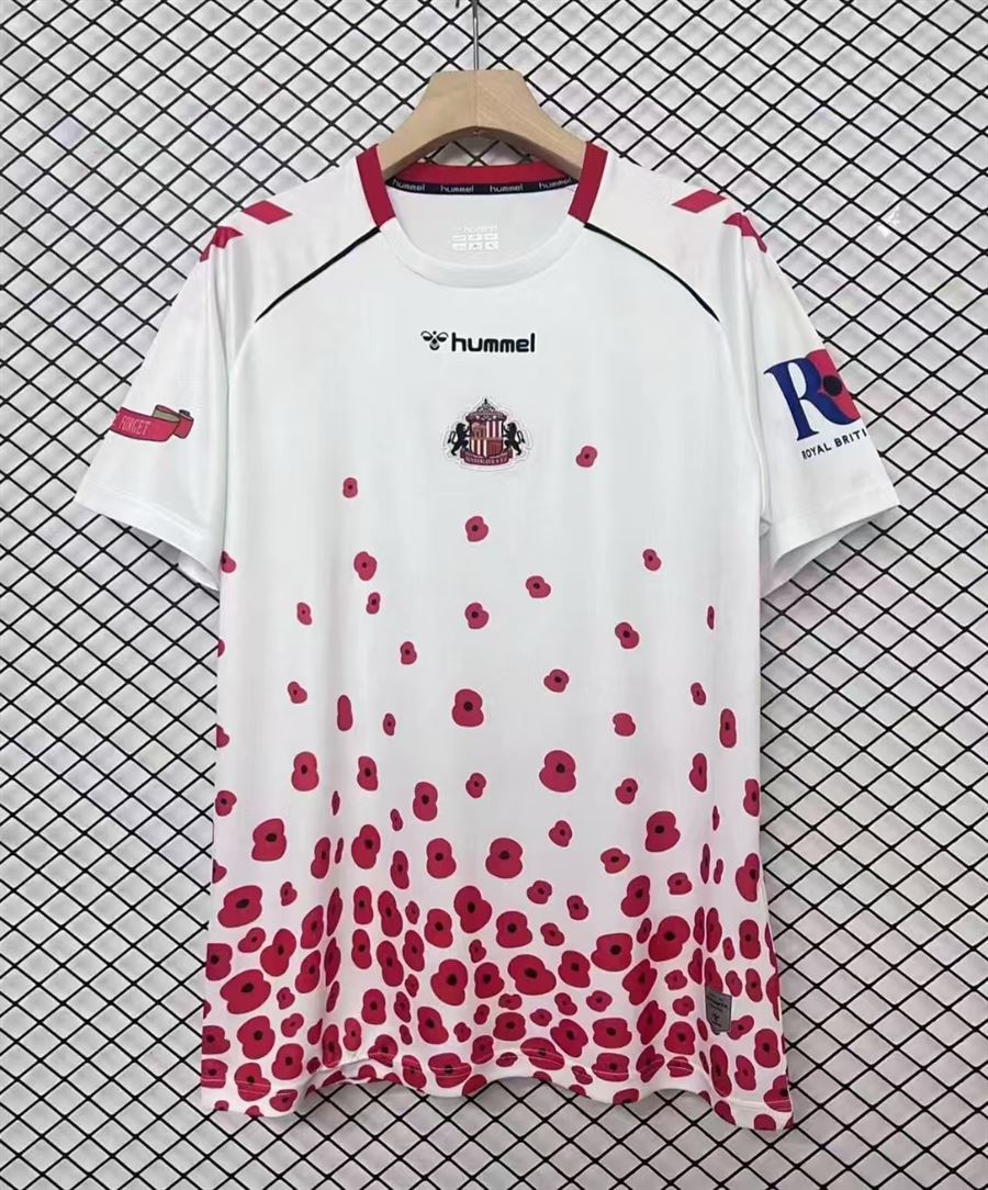 2024/2025 Sunderland Remembrance Warm-up Shirt 1:1 Thai Quality